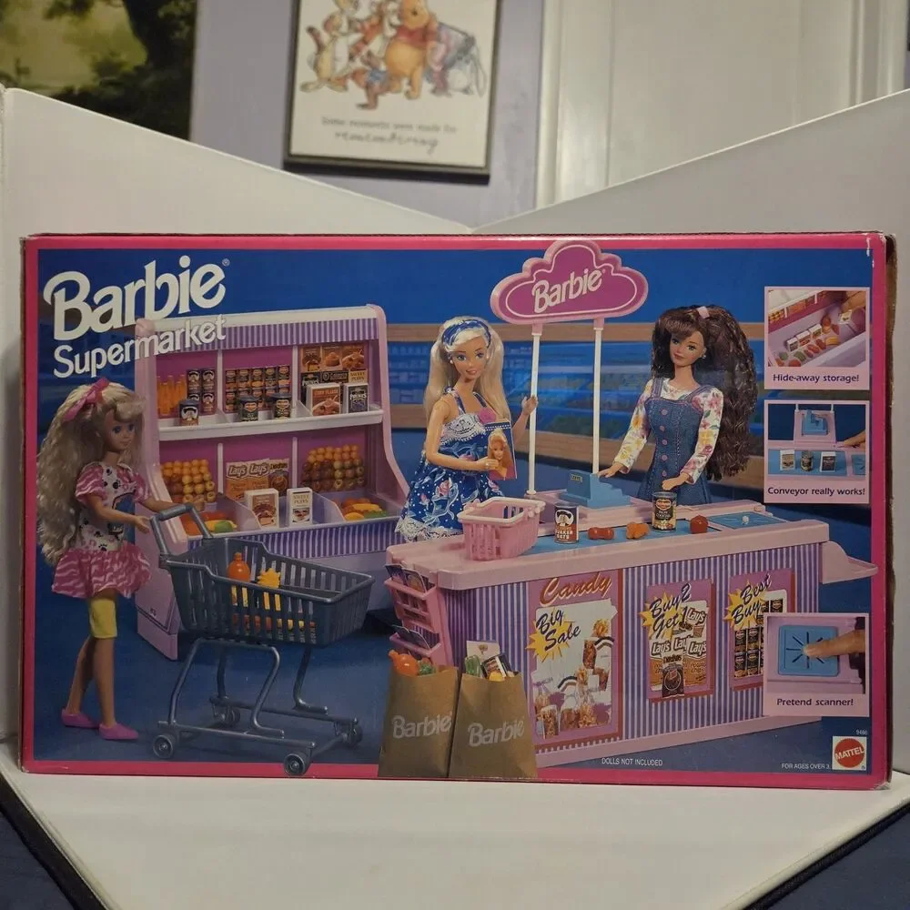 Barbie Supermarket Mattel Australia 1993 Arcotoys Sealed Box MIB 9486 NIB